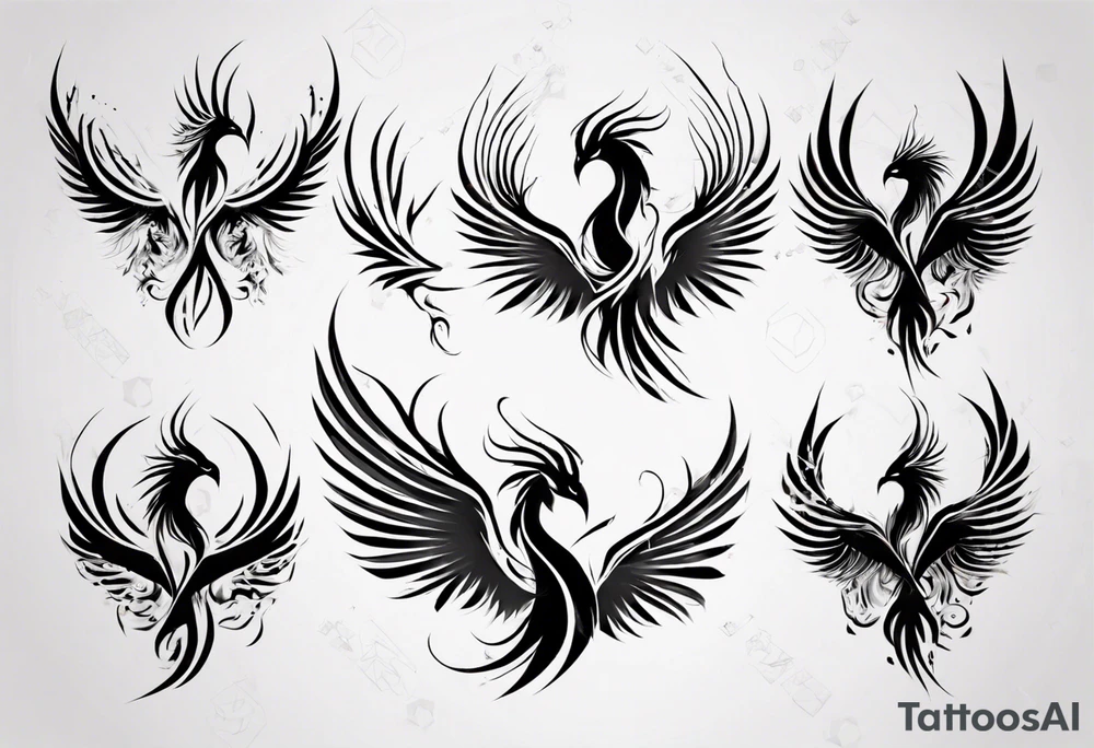 Phoenix tattoo idea