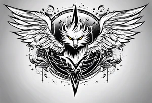 Lightning bolt tattoo idea