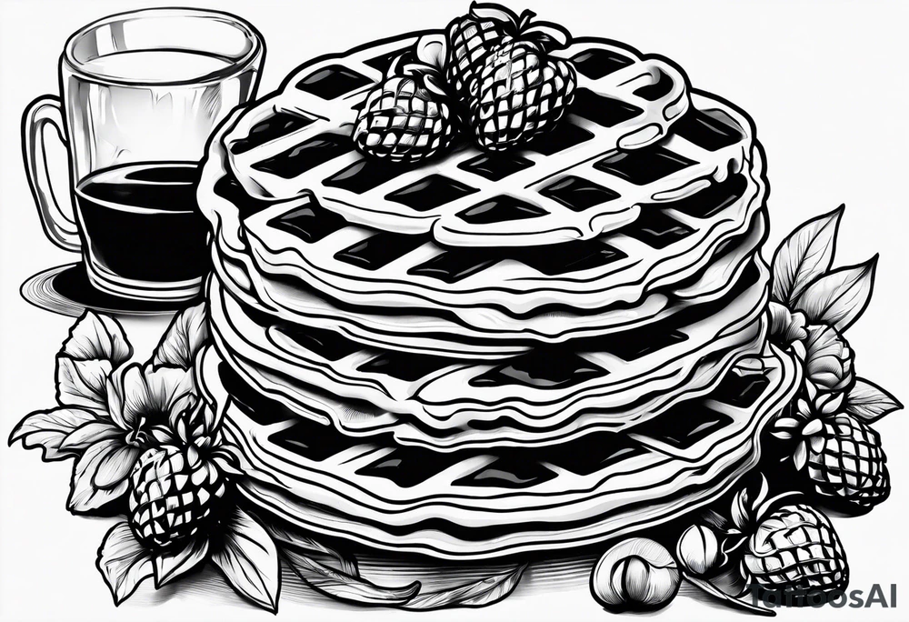 where are the waffles? tattoo idea