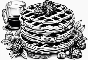 where are the waffles? tattoo idea