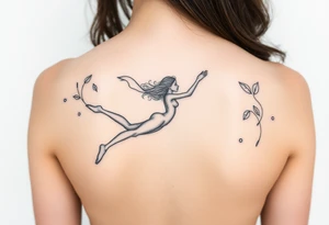 Freediving Woman tattoo idea