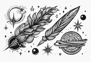 comets tattoo idea