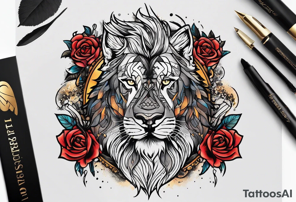 Dad, son, brother tattoo idea
