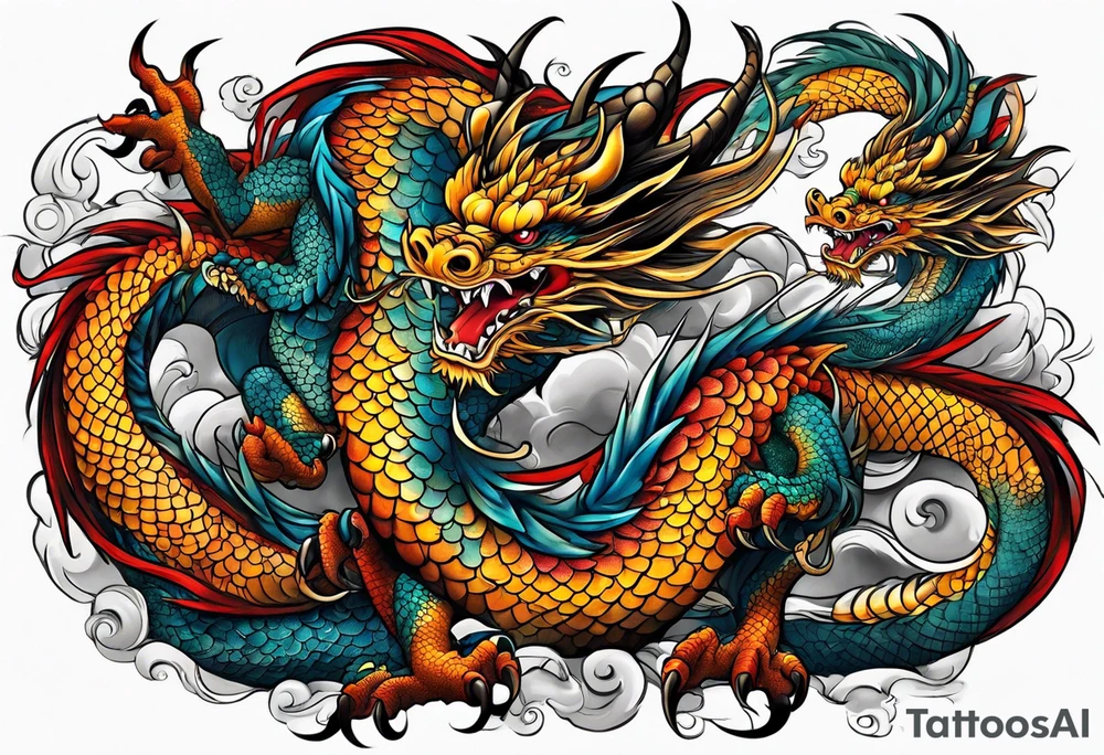 Japonese Dragon tattoo idea