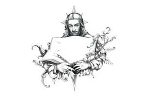 Powerful Biblical piece tattoo idea