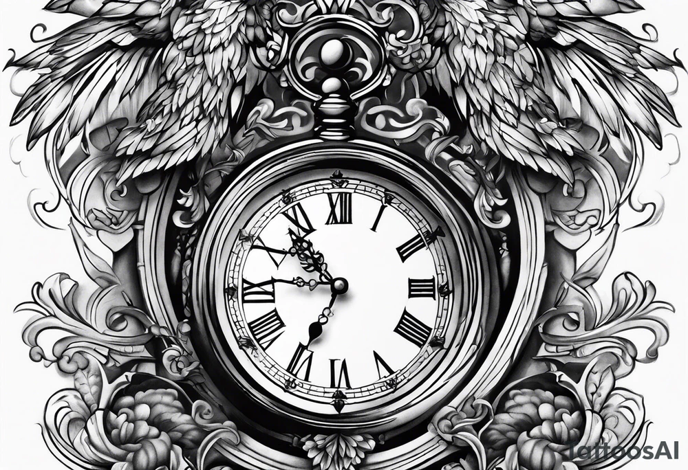 Clock tattoo idea