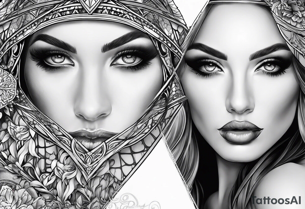 Gothic cathedral tattoo idea