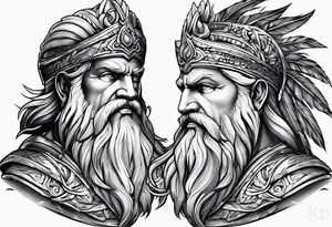 General zeus tattoo idea