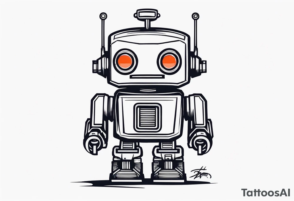 sadrobot tattoo idea