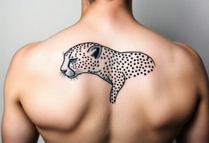 realistic cheetah tattoo tattoo idea