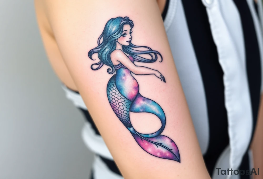 Mermaid tattoo idea