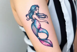 Mermaid tattoo idea