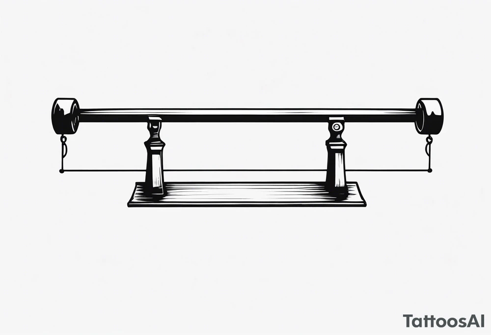 seesaw tattoo idea