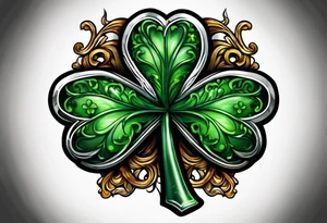 Shamrock tattoo idea