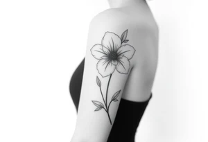 Flower that represents a he birth months September tattoo idea