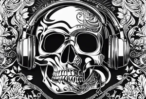 Music, god, art, family, American football tattoo idea