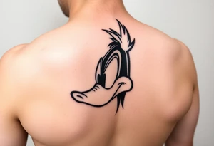 Older 90s Daffy duck high tattoo idea