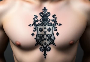 Smith, Irish family crest very intricate tattoo idea