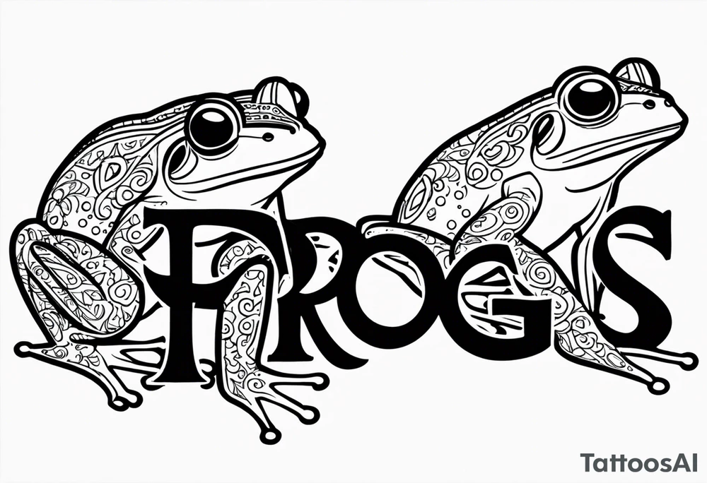 frogs tattoo idea