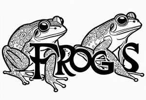 frogs tattoo idea