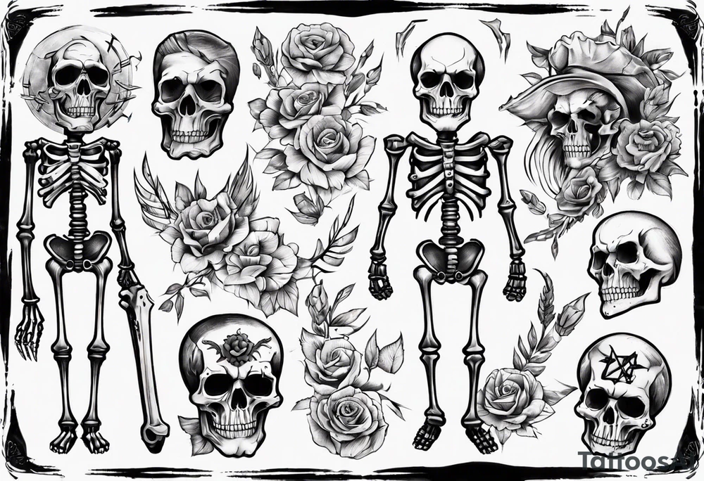 Eld skeleton tattoo idea