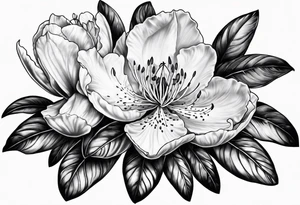 Rhododendron tattoo idea