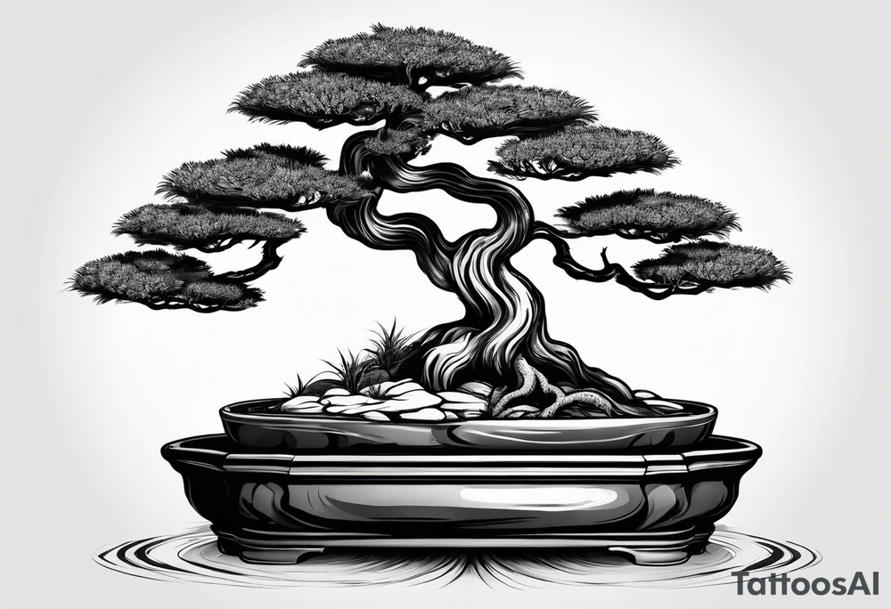 bonsai. dark tattoo idea