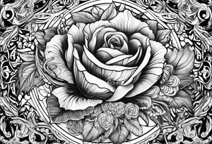 Lower stomach tattoo idea