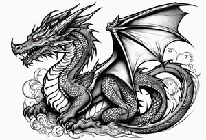 Dragon tattoo idea