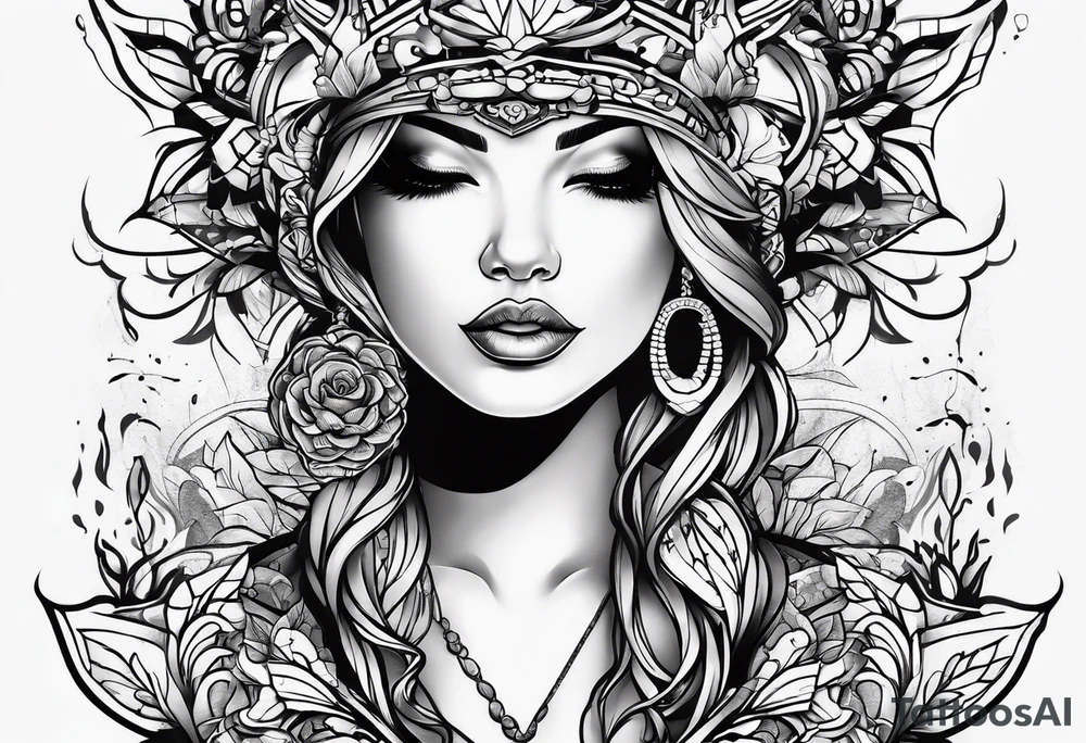 Graffiti tattoo idea