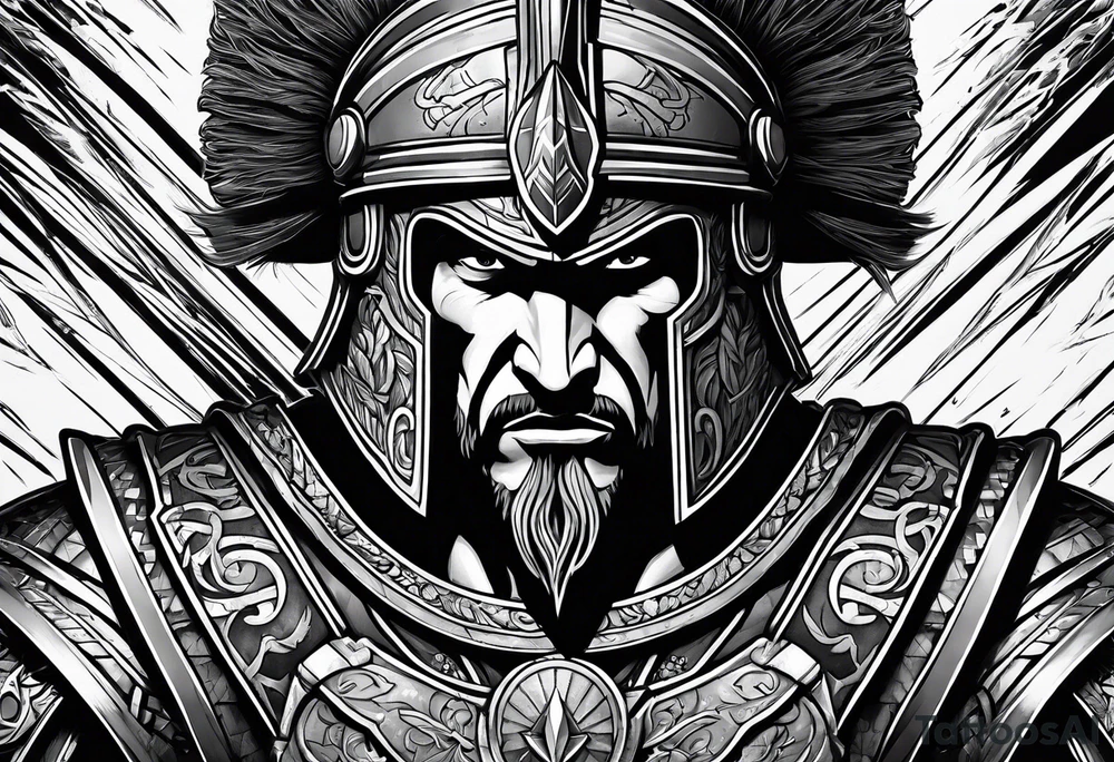 spartan tattoo idea