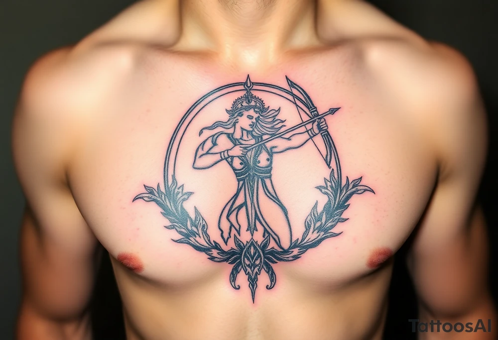 Sagittarius taking over the world tattoo idea