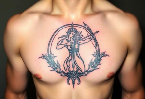 Sagittarius taking over the world tattoo idea