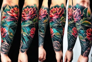 x ray of human arm on right arm tattoo idea
