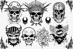 ZORO TRES CATANA tattoo idea