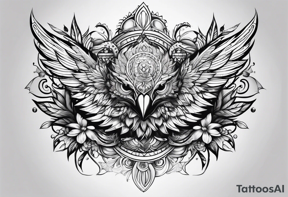 optical tattoo idea