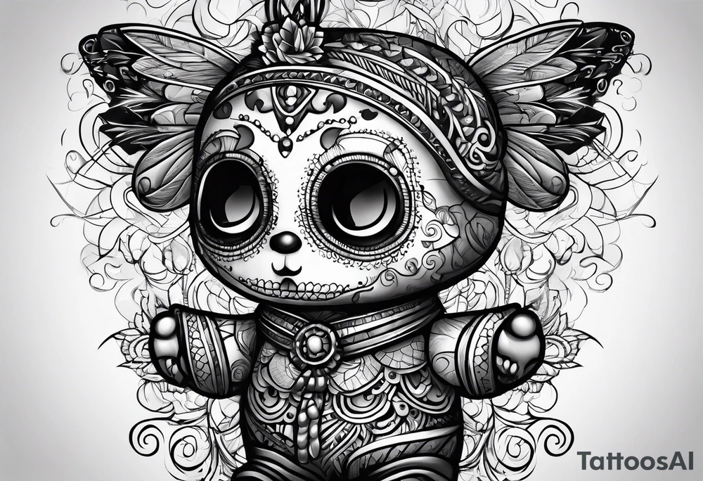 voodoo doll tattoo idea