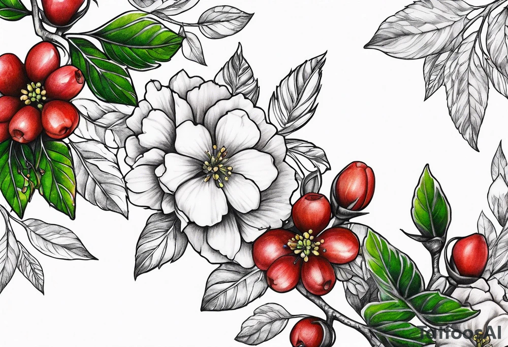 hawthorne branch tattoo idea