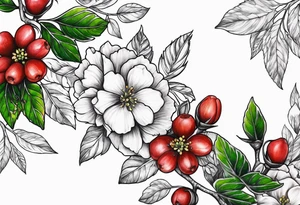 hawthorne branch tattoo idea