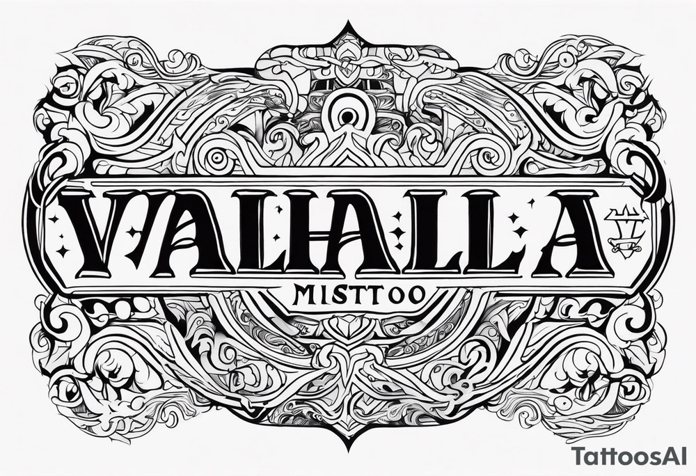 Valhalla mist tattoo idea