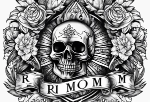 Rip mom tattoo idea