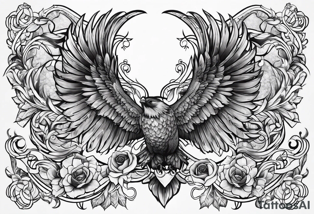 stomach tattoo idea