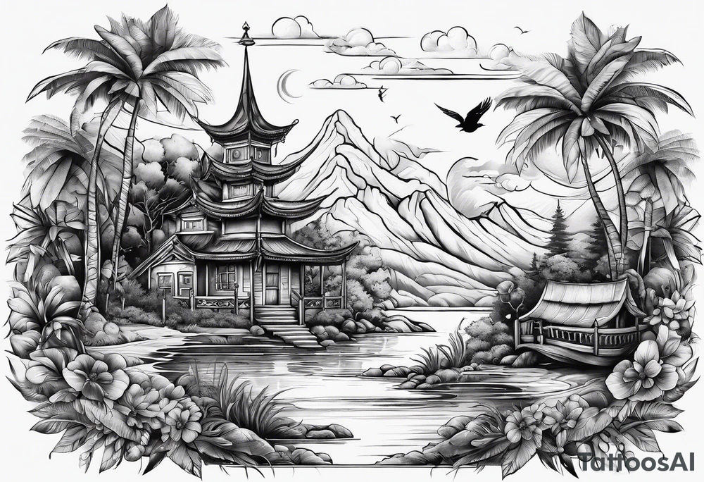 Adventure in Books tattoo idea