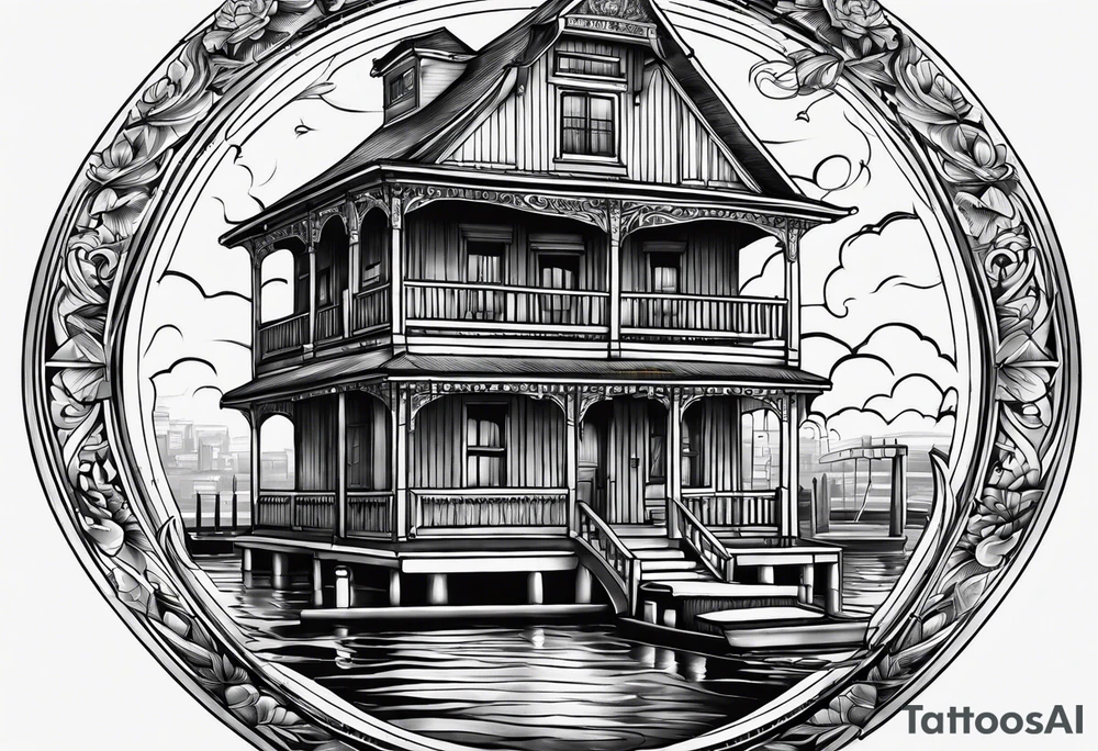 canal house tattoo idea