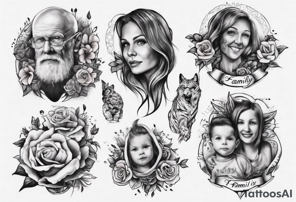 family is the most important thing in the world tattoo idea