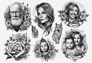 family is the most important thing in the world tattoo idea