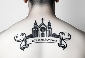 Tatouage vierge de kazan église russe orthodoxe
Avec inscription en russe tattoo idea
