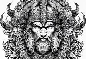 Valhalla gods tattoo idea