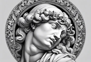 the creation by michelangelo tattoo idea