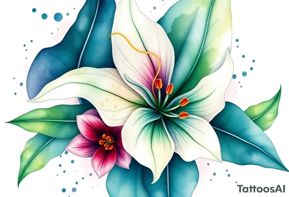 Lilly of the vally tattoo idea